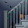 Hyde & EEK! Boutique 25ct Bat Halloween Icicle Lights Green - Hyde & EEK! Boutique™