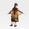 Kids' Monarch Butterfly Halloween Costume Dress with Headpiece - Hyde & EEK! Boutique™ Multi-colored