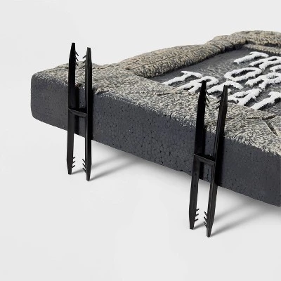 Hyde & EEK! Boutique Light Up Pumpkin Trick or Treat Foam Halloween Decorative Tombstone - Hyde & EEK! Boutique™ - Image 3