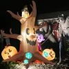 Costway 6ft Inflatable Halloween Dead Tree with Pumpkin Blow up Ghost Tree w/ RGB Lights