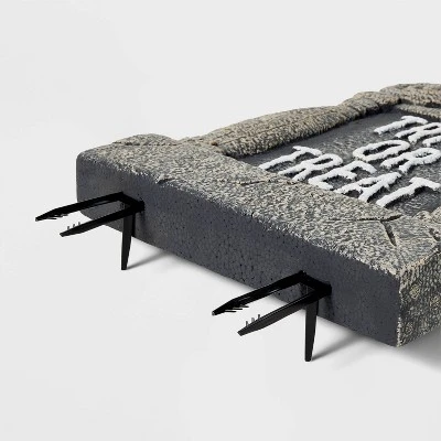 Hyde & EEK! Boutique Light Up Pumpkin Trick or Treat Foam Halloween Decorative Tombstone - Hyde & EEK! Boutique™ - Image 4