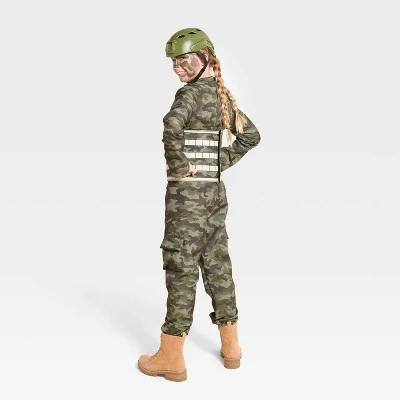Kids' Army Halloween Costume Jumpsuit with Accessories - Hyde & EEK! Boutique™ Green