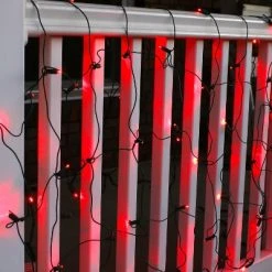 Sunnydaze Decor Sunnydaze Electric Plug-In 70ct LED Indoor/Outdoor Net String Lights 5mm Wide Angle - 6' x 4' Green Wire