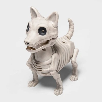 Hyde & EEK! Boutique Animated Light and Sound Dog Skeleton Halloween Decorative Prop - Hyde & EEK! Boutique™