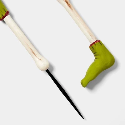 Hyde & EEK! Boutique 2pc Zombie Feet Yard Stakes Halloween Decorative Prop - Hyde & EEK! Boutique™ - Image 2