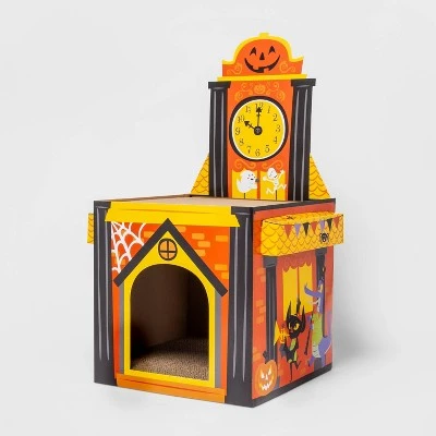 Hyde & EEK! Boutique Halloween Clock Tower Cat Scratcher - Hyde & EEK! Boutique™ - Image 2