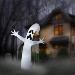 National Tree Company Halloween Inflatable Giant Ghost, LED Lights, 12 Foot