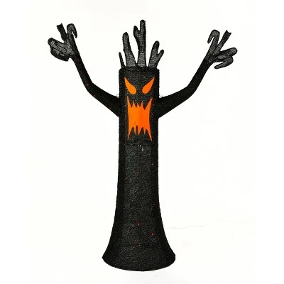 National Tree Company 48" Pre-Lit Scary Halloween Tree - Image 4