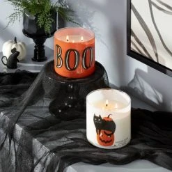 Hyde & EEK! Boutique 14oz Poison Caramel Apple Boo Halloween Jar Candle with Lid Off-White - Hyde & EEK! Boutique™