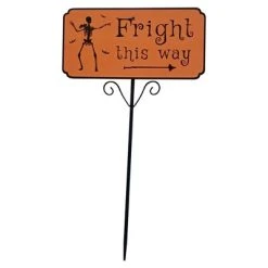 Northlight 27.5" Fright This Way Outdoor Halloween Lawn Stake