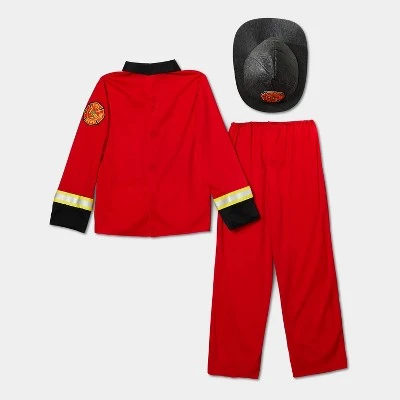 Kids' Adaptive Firefighter Halloween Costume with Hat - Hyde & EEK! Boutique™ - Image 2