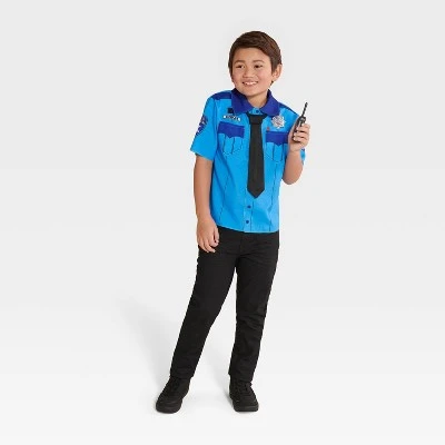 Kids' Police Halloween Costume Top with Accessories - Hyde & EEK! Boutique™ - Image 2