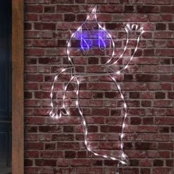 National Tree Company 51" Halloween Lighted Waving Ghost Decoration