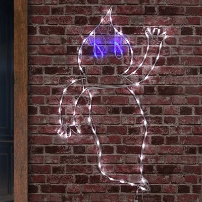 National Tree Company 51" Halloween Lighted Waving Ghost Decoration