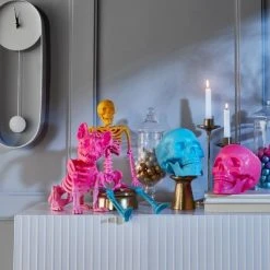 Hyde & EEK! Boutique 24" Ombre Night of the Vivid Dead Halloween Posable Skeleton - Hyde & EEK! Boutique™