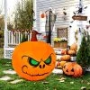 Costway 4 FT Halloween Inflatable Pumpkin Large Blow up with Build-in LED Light