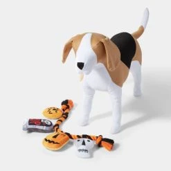 Hyde & EEK! Boutique 24" Halloween Plush Icons and Rope Dog Toy - Hyde & EEK! Boutique™