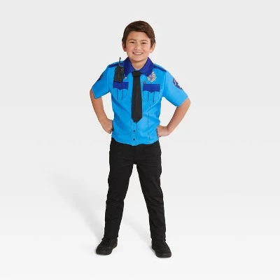 Kids' Police Halloween Costume Top with Accessories - Hyde & EEK! Boutique™ - Image 3