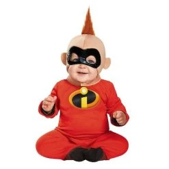 Disguise Toddler Boys' The Incredibles Jack Deluxe Costume - Size 12-18 Months - Red