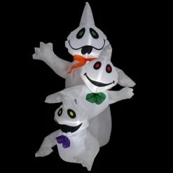 Northlight 3.5' Spooky Town Lighted Inflatable Halloween Ghost Trio Outdoor Yard Decoration