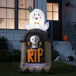 Hyde & EEK! Boutique 5' Inflatable Rising Ghost Halloween Decoration - Hyde & EEK! Boutique™