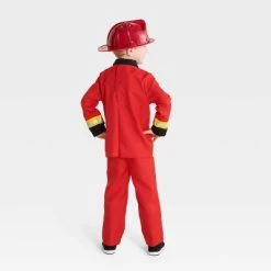 Toddler Firefighter Halloween Costume Jumpsuit with Hat - Hyde & EEK! Boutique™