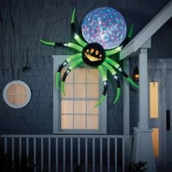 Hyde & EEK! Boutique 8' LED Inflatable Spider Halloween Decoration - Hyde & EEK! Boutique™
