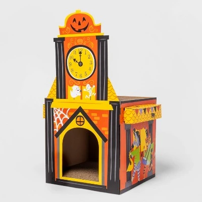 Hyde & EEK! Boutique Halloween Clock Tower Cat Scratcher - Hyde & EEK! Boutique™