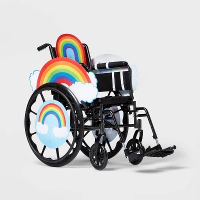 Kids' Adaptive Rainbow Halloween Costume Wheelchair Cover - Hyde & EEK! Boutique™ Multicolor - Image 5