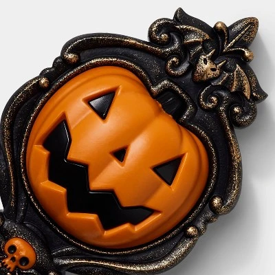 Hyde & EEK! Boutique Animated Pumpkin Door Knocker Halloween Decorative Prop - Hyde & EEK! Boutique™ - Image 2