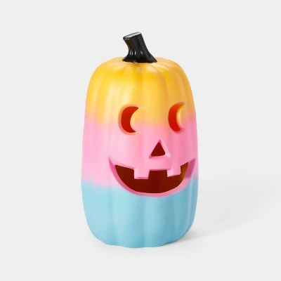 Hyde & EEK! Boutique Light Up Ombre Night of the Vivid Dead Pumpkin Halloween Scene Prop - Hyde & EEK! Boutique™ - Image 2