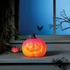 Hyde & EEK! Boutique Light Up Ombre Pink Night of the Vivid Dead Pumpkin Halloween Scene Prop - Hyde & EEK! Boutique™