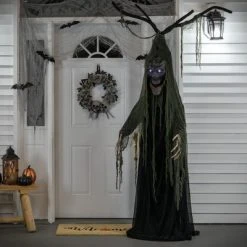 Northlight 7' Spooky Town Animated Tree Man Halloween Decoration with Lighted Eyes