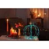 10In Spooky Town 3D Wire Décor Teal Lights Ac/tiny Lites On/off Pumpkin