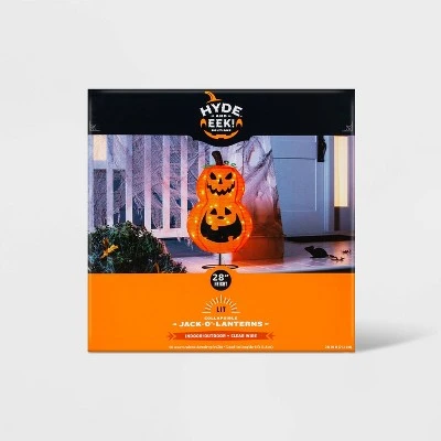 Hyde & EEK! Boutique LED Collapsible Jack-O'-Lantern Halloween Novelty Sculpture Light - Hyde & EEK! Boutique™ - Image 3