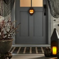 Hyde & EEK! Boutique Animated Pumpkin Door Knocker Halloween Decorative Prop - Hyde & EEK! Boutique™