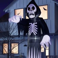 Hyde & EEK! Boutique 12' LED Reaper Inflatable Halloween Decoration - Hyde & EEK! Boutique™
