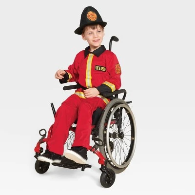 Kids' Adaptive Firefighter Halloween Costume with Hat - Hyde & EEK! Boutique™ - Image 6