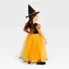 Kids' Witch Halloween Costume Dress with Hat - Hyde & EEK! Boutique™ Multicolor