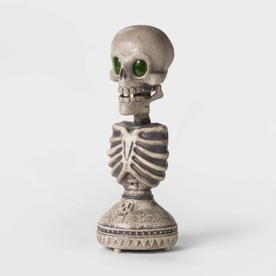 Hyde & EEK! Boutique Animated Light Up Skeleton Bust Halloween Decorative Scene Prop - Hyde & EEK! Boutique™ - Image 2