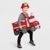 Hyde & EEK! Boutique Toddler Light Up and Sound Rider Fire Truck Halloween Costume with Hat 4-5T - Hyde & EEK! Boutique™